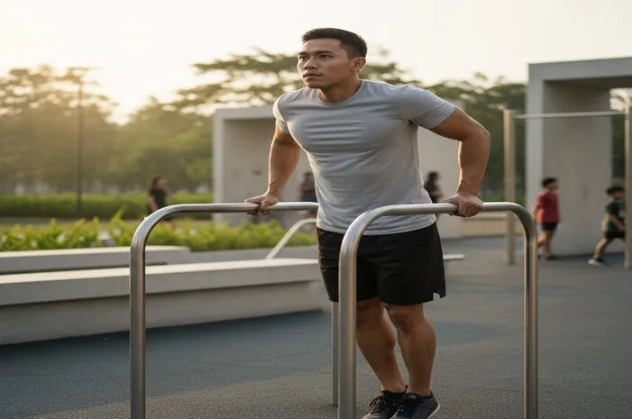 Rahasia Otot Kuat? Coba Gerakan Dips Praktis Ini!