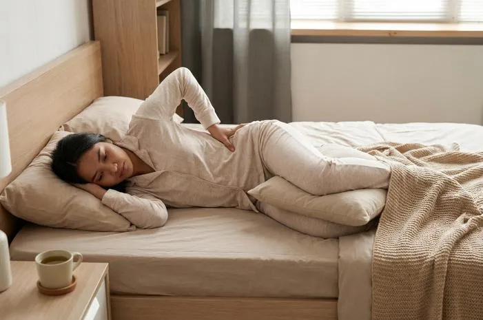 Posisi Tidur Terbaik Saat Sakit Pinggang Haid
