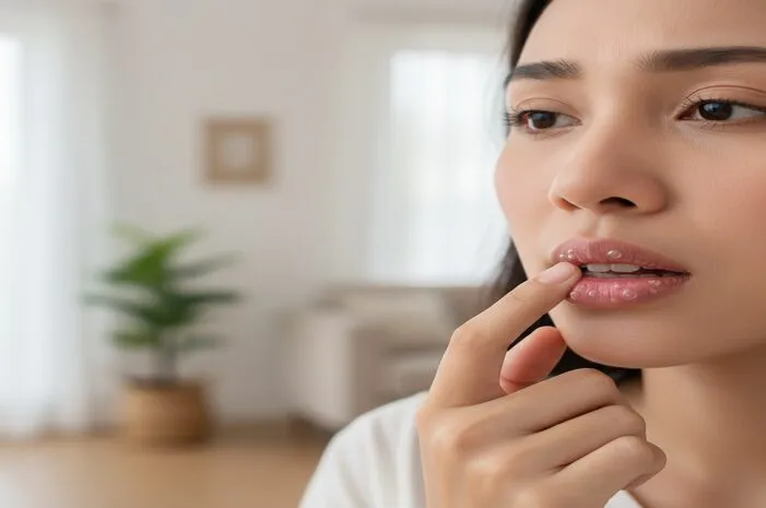 Bibir Ada Gelembung Air? Jangan Panik, Ini Solusinya!