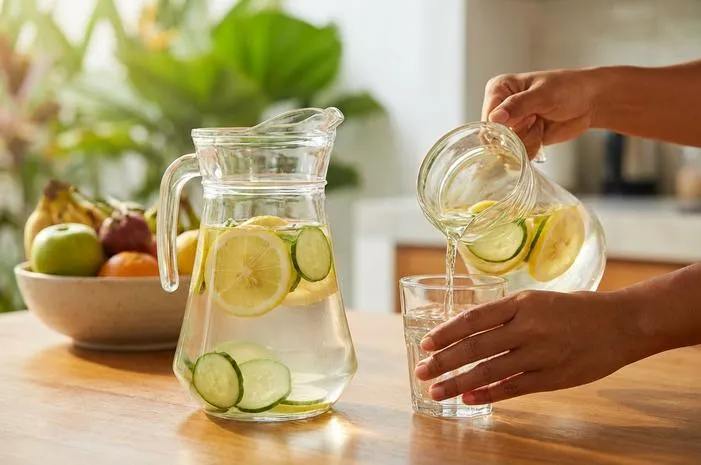 Infused Water Lemon Timun: Segar Sehat Bikin Glowing!