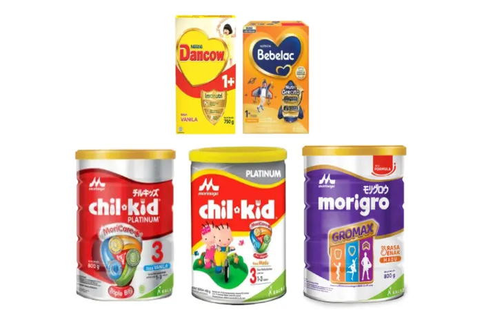 5 Rekomendasi Susu DHA Tinggi Terbaik untuk Anak