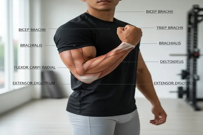 Pahami Nama Nama Otot Lengan Ini Agar Kuat Bertenaga