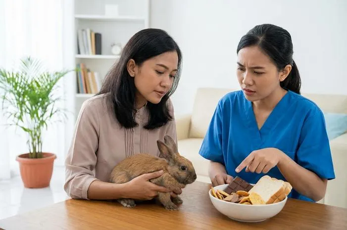 Stop! Makanan yang Tidak Boleh Dimakan Kelinci Ini Bahaya