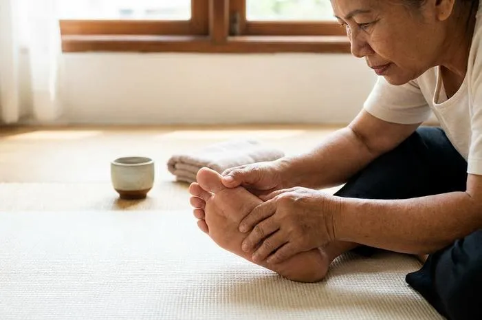 Pijat Titik Asam Urat di Telapak Kaki, Nyeri pun Reda