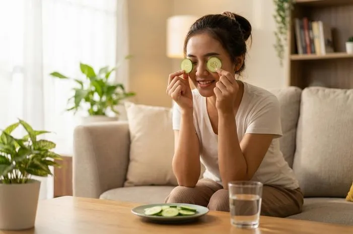 Apakah Timun Bisa Samarkan Mata Panda? Cek Yuk!