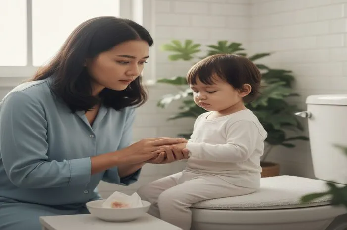 Anak BAB Berdarah? Jangan Panik, Ini Penyebabnya