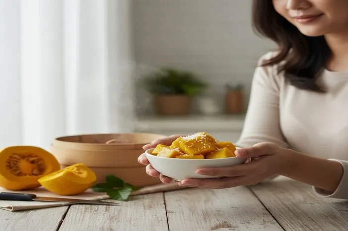 Labu Kuning Kukus: Enaknya Bikin Mata dan Perut Senang