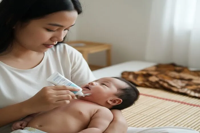 Jangan Panik! Obat Leher Bayi Merah Berbau Ampuh Ada