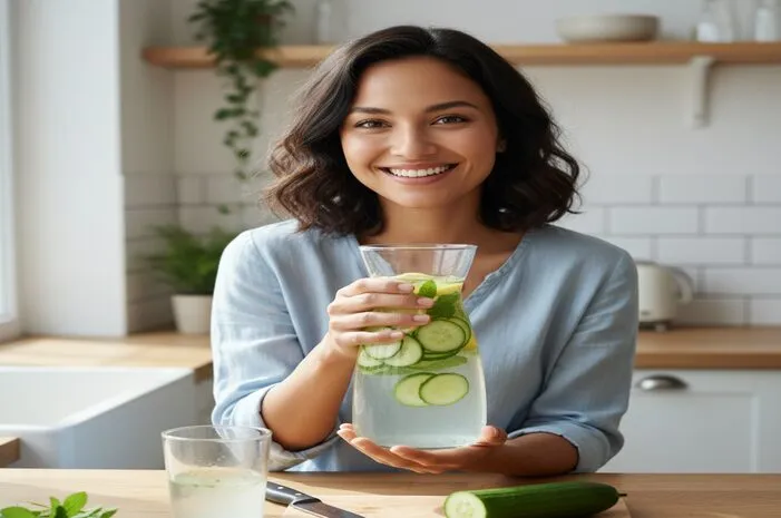 Manfaat Rendaman Air Mentimun: Tubuh Fit, Kulit Cantik