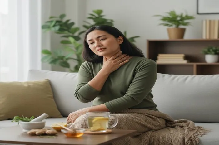 Cara Alami Atasi Sakit Tenggorokan Sampai Telinga