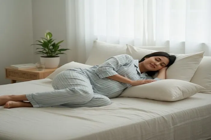 Bolehkah Bumil Tidur Miring Kanan? Boleh, Asal...