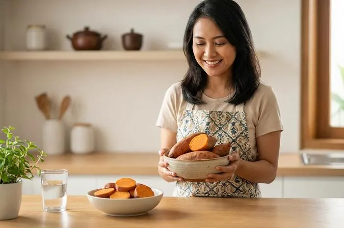 Nikmati Hui Boled Ubi Cilembu Manis Pulen Kaya Serat