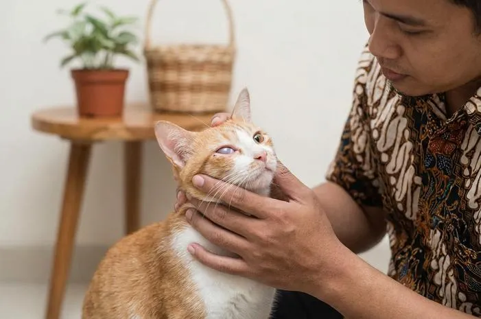 Mata Kucing Bengkak dan Berselaput? Ini Penyebabnya