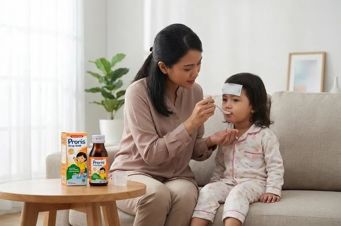 Anak Ceria Lagi! Proris Sirup Anak Redakan Demam dan Nyeri