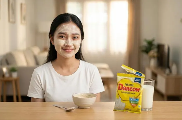 Masker Susu Dancow: Rahasia Wajah Cerah Alami Glowing