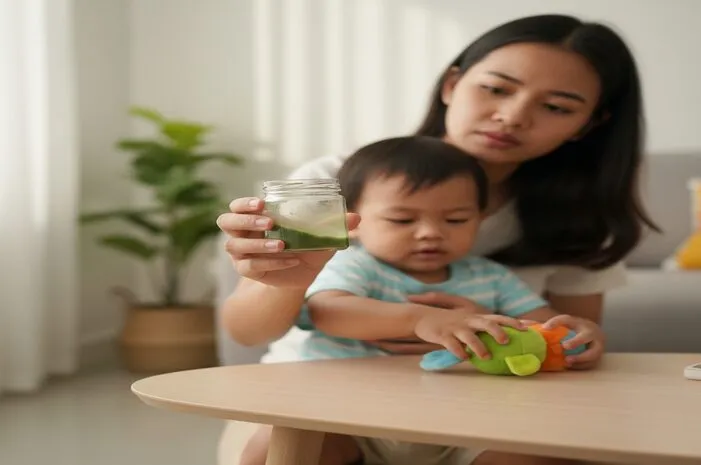 Jangan Panik! Eek Anak Warna Hijau Umumnya Normal