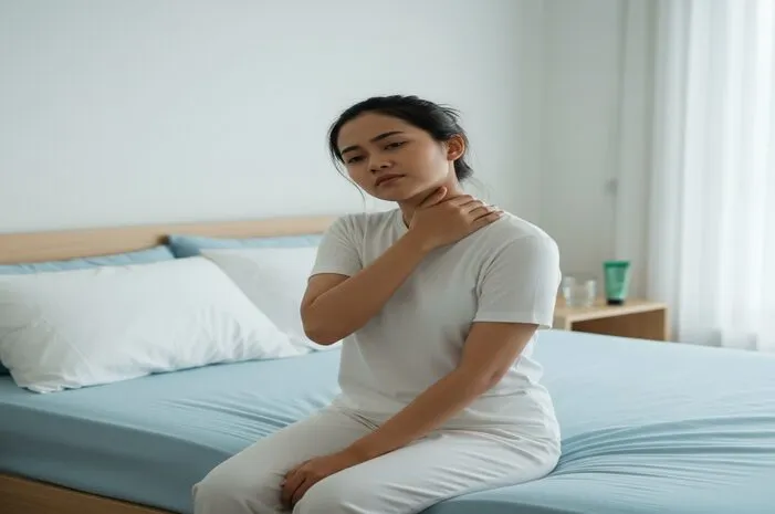 5 Cara Menghilangkan Salah Bantal, Leher Anti Kaku!