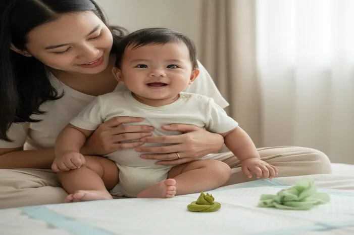 Pup Bayi 6 Bulan Warna Hijau? Tenang, Ini Lho Sebabnya