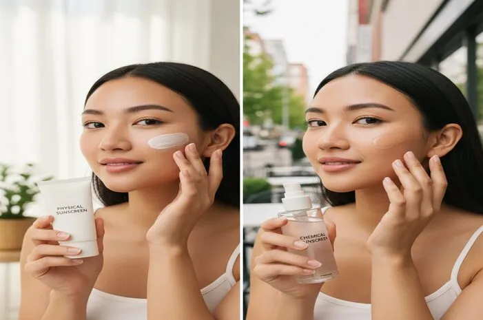 Beda Physical dan Chemical Sunscreen: Pilih Mana?
