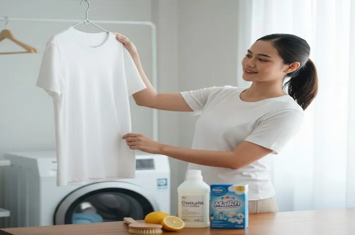 Cara Membersihkan Baju Putih Jadi Kinclong Lagi