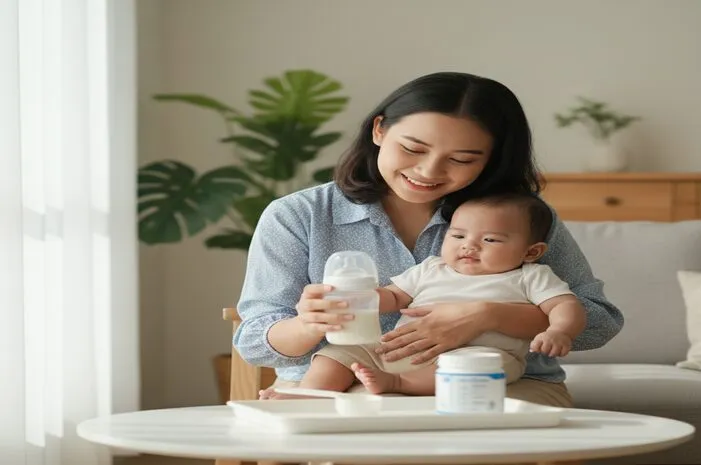 Takaran Susu Formula Agar Bayi Tidak Sembelit, Tepat!