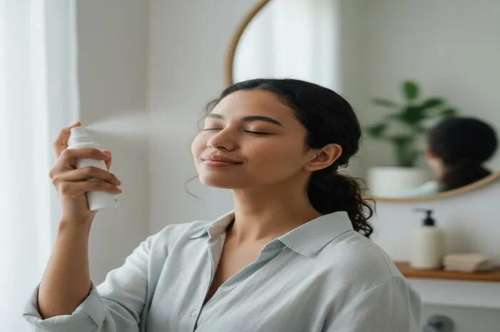 Cara Pakai Face Mist Praktis, Wajah Auto Segar Glowing