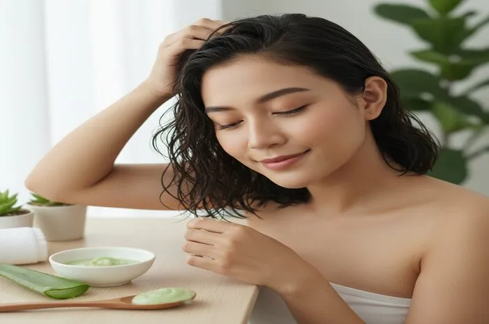 Masker Rambut Lidah Buaya: Rambut Auto Sehat Berkilau
