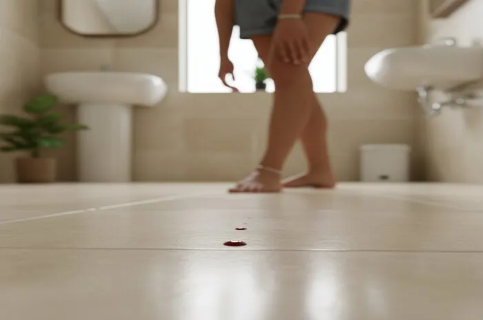 Tetesan Darah di Lantai? Ada Apa Ya? Ini Jawabannya!