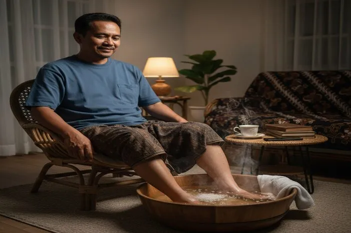 Rendam Kaki Air Garam Hangat Sebelum Tidur: Rileks dan Nyenyak
