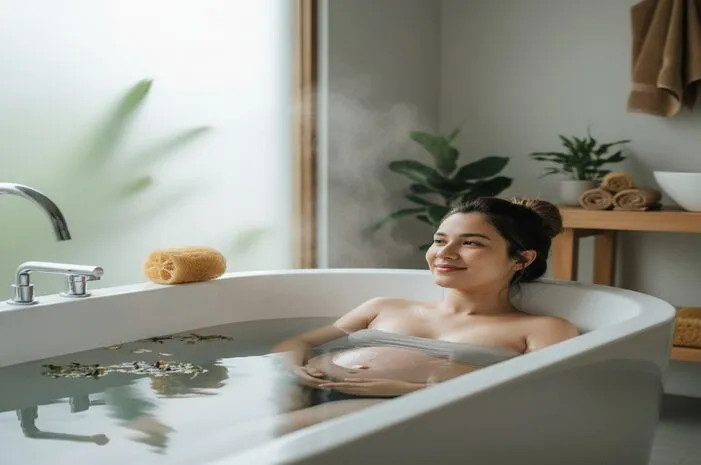 Bolehkah Ibu Hamil Mandi Air Hangat? Ini Batas Amannya