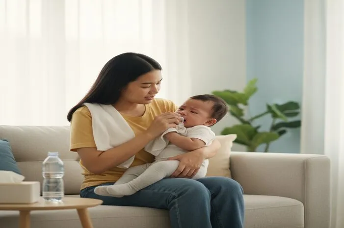 Bayi Batuk dan Muntah? Atasi Cepat, Kapan ke Dokter?