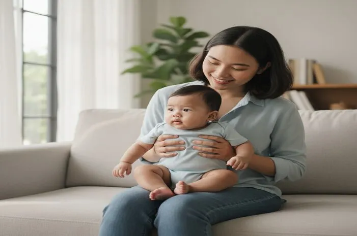 Bolehkah Bayi 3 Bulan Duduk Dipangku? Kiat Aman untuk Moms