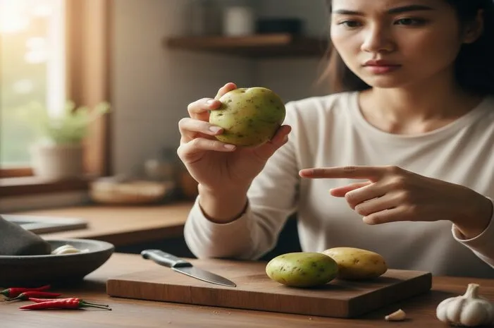 Kentang Hijau? Hati-hati, Bisa Bikin Perut Mules!
