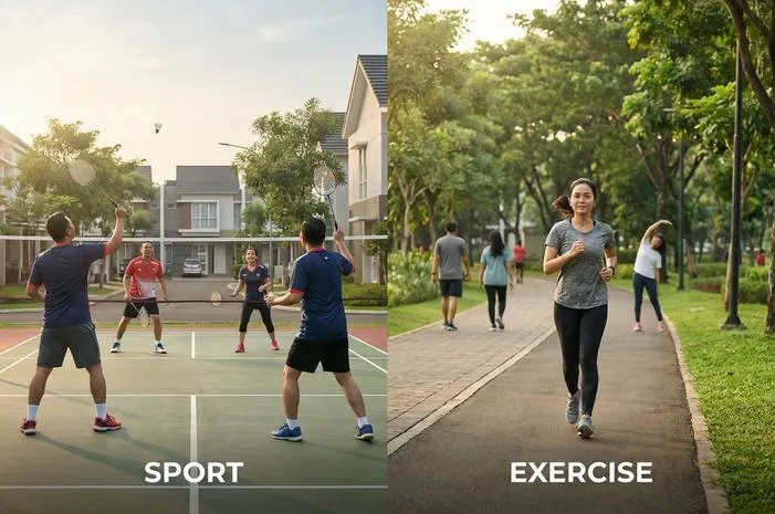 Jangan Sampai Keliru Ini Perbedaan Sport dan Exercise