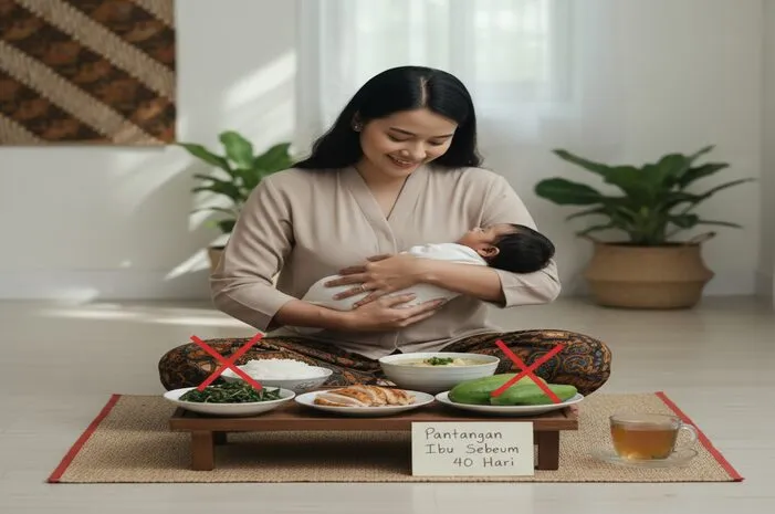 Jangan Makan Ini! Pantangan Ibu Melahirkan Sebelum 40 Hari